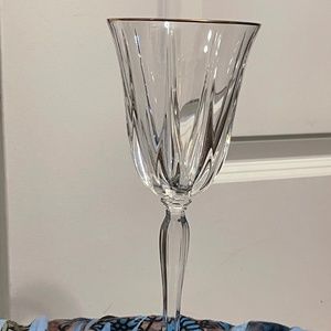 Noritake Vendome Crystal tea glasses, pair